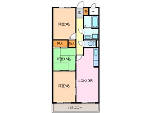 ヒルズ池場の物件間取画像